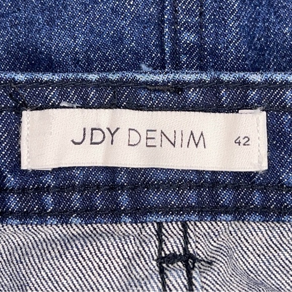 32 WAIST JDY DENIM SKIRT DARK BLUE CLASSIC Y2K STYLE - Picture 2 of 10